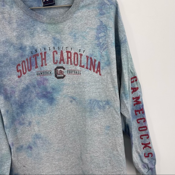 South Carolina Gamecocks Custom Tie Dye Graphic Tee SZ XL - Picture 2 of 6